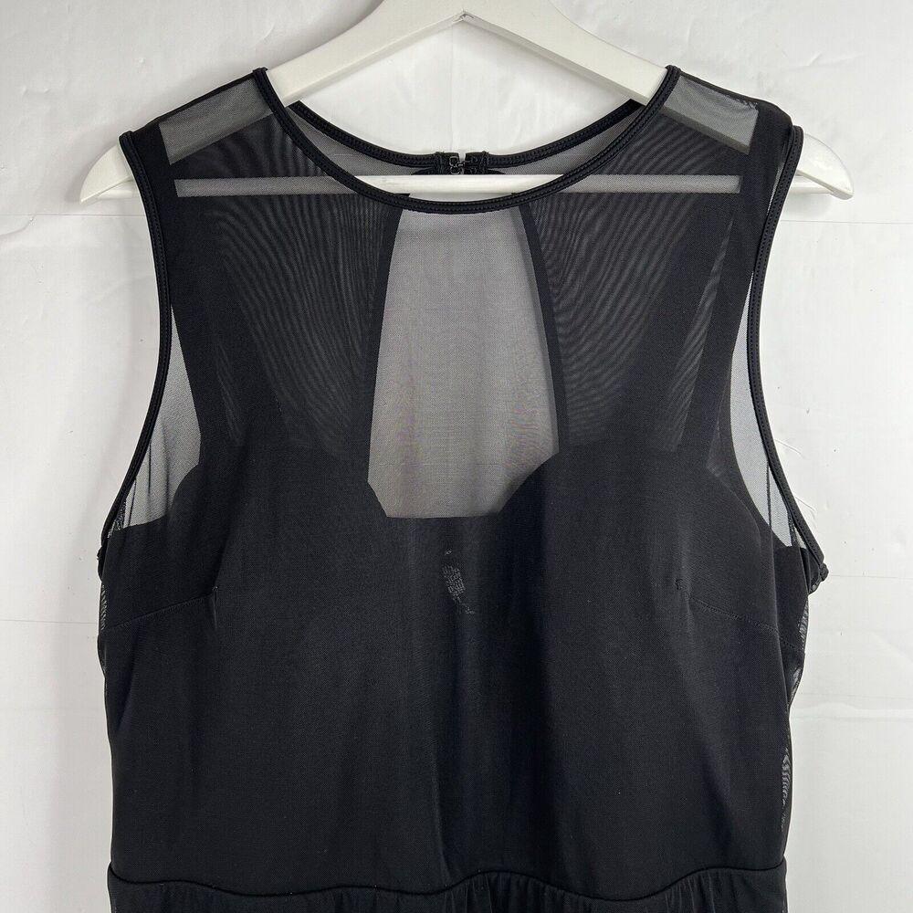Torrid Plus Size 2 2X D/DD Black Underwire Long Mesh Overlay Swim Dress Swimsuit - Picture 6 of 16